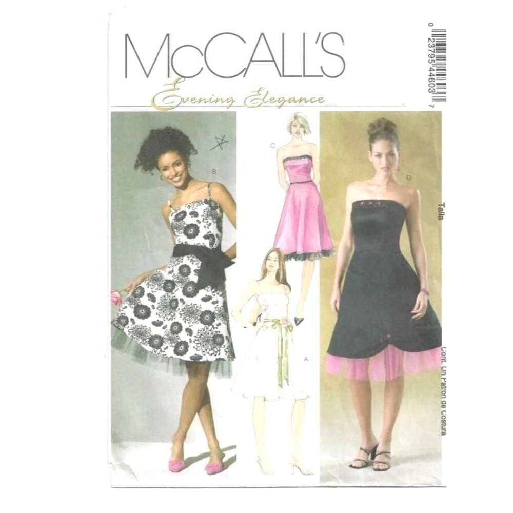 McCall's Sewing Pattern 4460 Misses Petite Dress Size 8-14